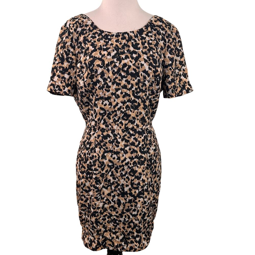 BCBGeneration Animal Leopard Print Dress Size 4